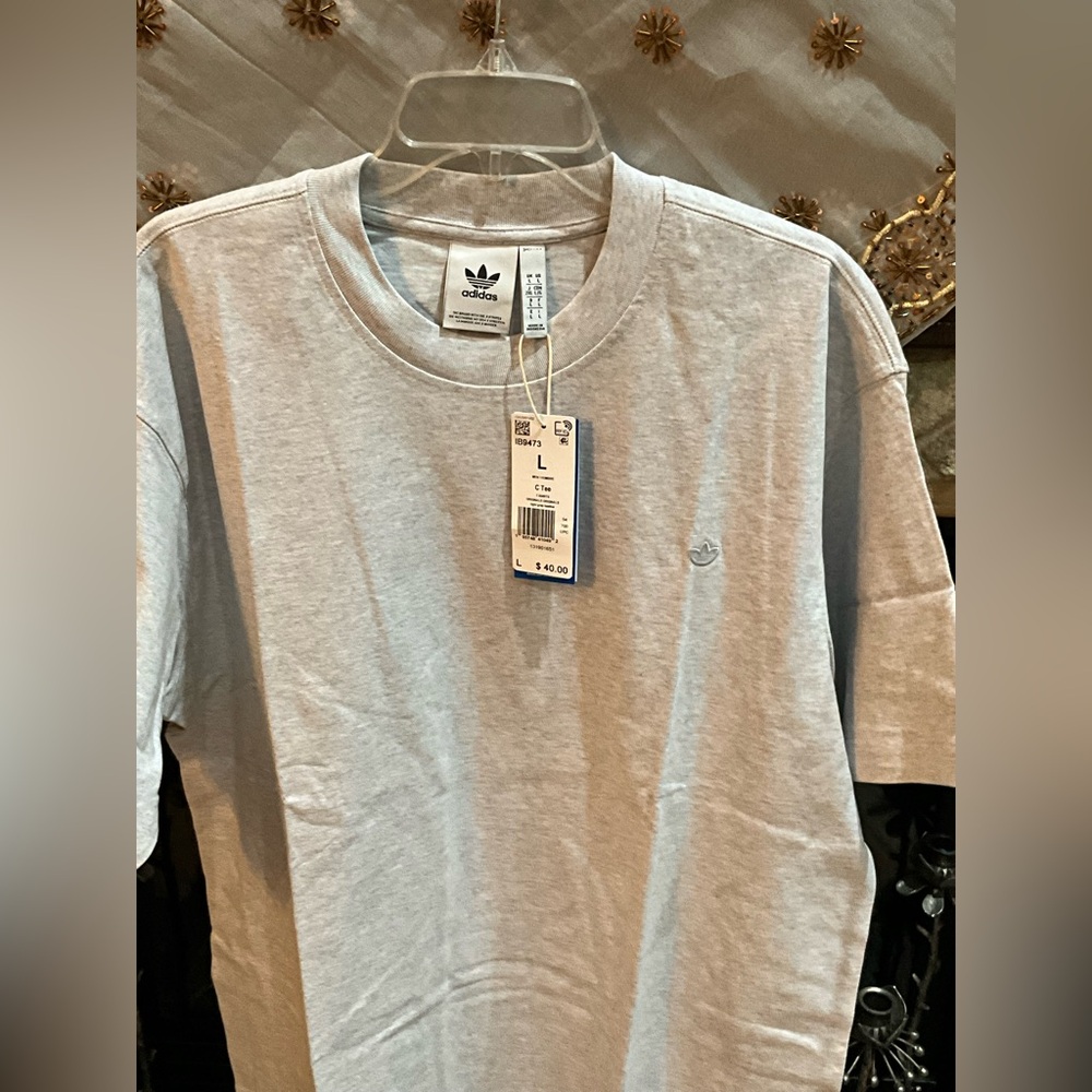Adidas Gray Short Sleeve Tee - Picture 2 of 5
